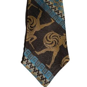Statement piece Tie! Distinctive Neckwear Clip on Tie. Art graphic design.